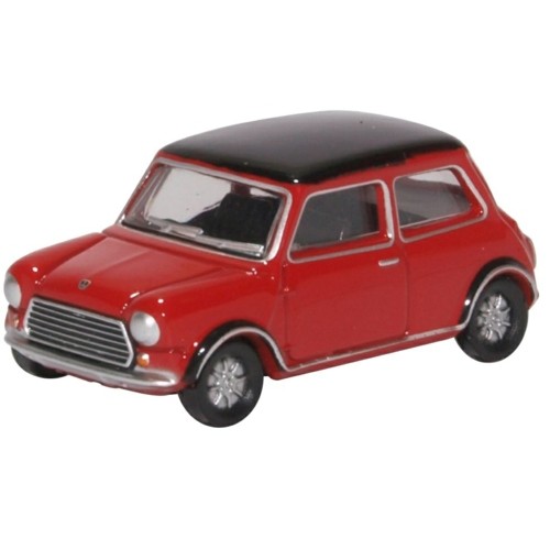 OX76MCS003 - 1/76 MINI COOPER MKII TARTAN RED/BLACK