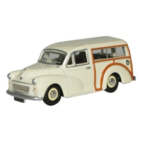 OX76MMT001 - 1/76 1960's MINOR TRAVELLER OLD ENGLISH WHITE