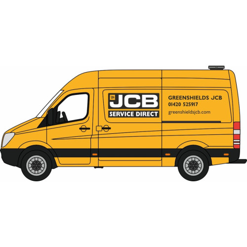 OX76MSV008 - 1/76 MERCEDES SPRINTER VAN GREENSHIELDS JCB OX76MSV008 - 1/76 MERCEDES SPRINTER VAN GREENSHIELDS JCB