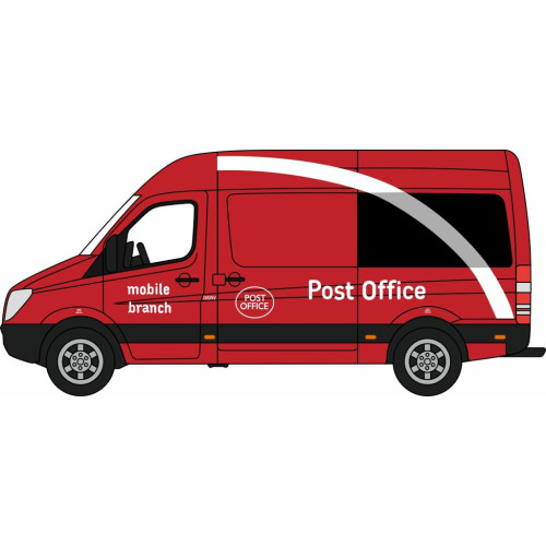 OX76MSV009 - 1/76 MERCEDES SPRINTER MOBILE POST OFFICE