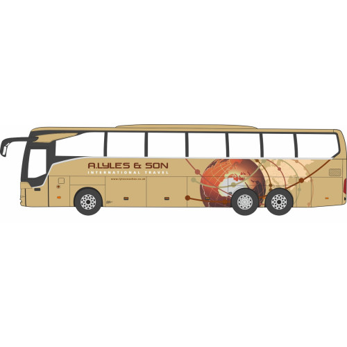 OX76MT002 - 1/76 MERCEDES TOURISMO 3 AXLE A. LYLES & SON OX76MT002 - 1/76 MERCEDES TOURISMO 3 AXLE A. LYLES & SON