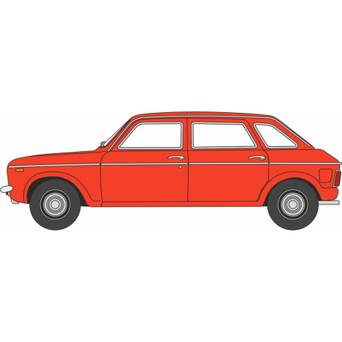 OX76MX006 - 1/76 AUSTIN MAXI FLAME RED (FAWLTY TOWERS)