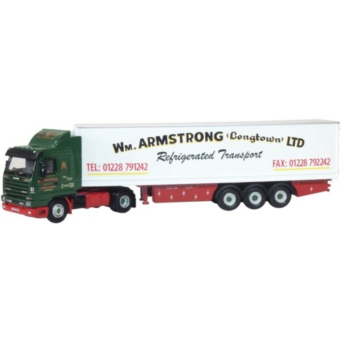 OX76S143005 - 1/76 SCANIA 143 40FT FRIDGE TRAILER WILLIAM ARMSTRONG