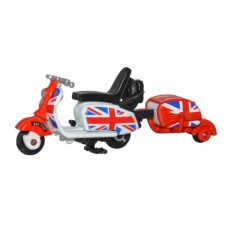 OX76SC002 - 1/76 SCOOTER AND TRAILER UNION JACK