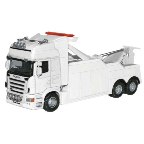 OX76SCA03REC - 1/76 SCANIA TOPLINE RECOVERY TRUCK WHITE