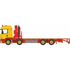 OX76SCL005 - 1/76 SCANIA CRANE LORRY YELLOW