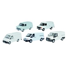 OX76SET80 - 1/76 5 PIECE FORD TRANSIT SET (1/2/3/4/5)
