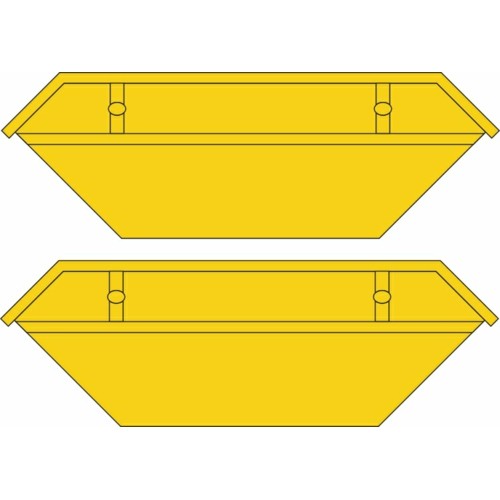 OX76SK001 - 1/76 SKIP YELLOW 2 PACK