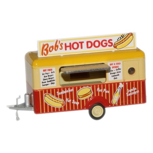 OX76TR001 - 1/76 BOBS HOT DOGS MOBILE TRAILER