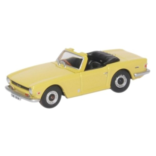 OX76TR6001 - 1/76 TRIUMPH TR6 MIMOSA YELLOW