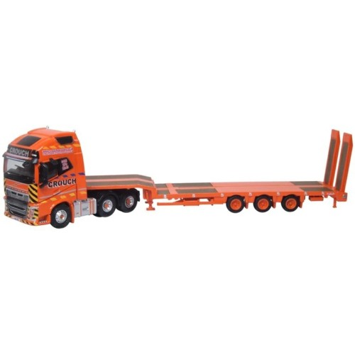 OX76VOL4013 - 1/76 VOLVO FH4 GXL SEMI LOW LOADER CROUCH RECOVERY