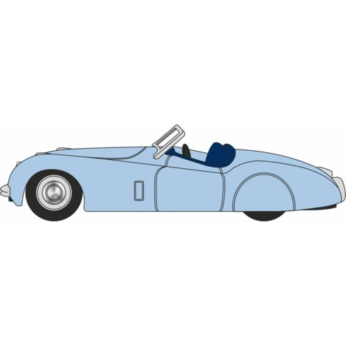 OX76XK120007 - 1/76 JAGUAR XK120 PASTEL BLUE