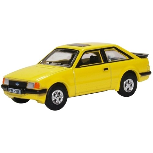 OX76XR007 - 1/76 FORD ESCORT XR3I PRAIRIE YELLOW