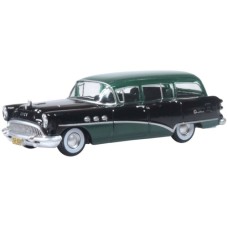 OX87BCE54002 - 1/87 BAFFIN GREEN/CARLSBAD BLACK BUICK CENTURY ESTATE WAGON 1954