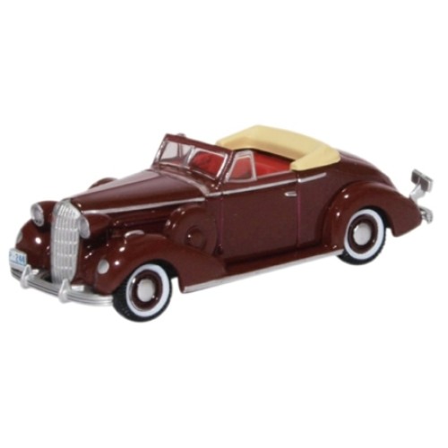 OX87BS36003 - 1/87 BUICK SPECIAL CONVERTIBLE COUPE 1936 CARDINAL MAROON