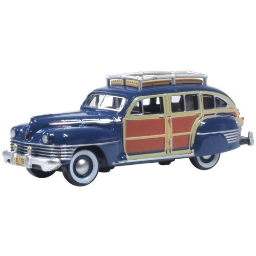 OX87CB42002 - 1/87 CHRYSLER T AND C WOODY WAGON 1942 SOUTH SEA BLUE
