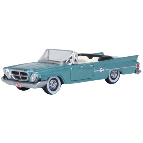 OX87CC61005 - 1/87 1961 CHRYSLER 300 CONVERTIBLE (OPEN) PINEHURST GREEN