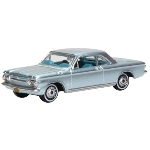 OX87CH63001 - 1/87 CHEVROLET CORVAIR COUPE 1963 SATIN SILVER