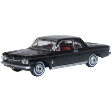 OX87CH63004 - 1/87 CHEVROLET CORVAIR COUPE 1963 TUXEDO BLACK