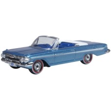 OX87CI61006 - 1/87 CHEVROLET IMPALA 1961 JEWEL BLUE/WHITE