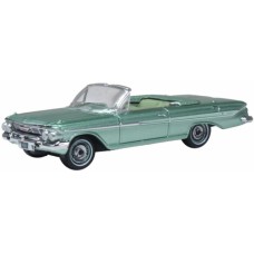 OX87CI61007 - 1/87 1961 CHEVROLET IMPALA CONVERTIBLE ARBOR GREEN