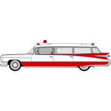 OX87CM59001 - 1/87 1959 CADILLAC MILLER-METEOR AMBULANCE