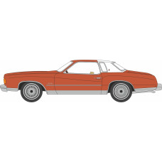 OX87CM74002 - 1/87 CHEVROLET MONTE CARLO LANDAU 1974 BRONZE METALLIC/WHITE ROOF