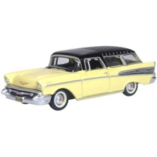 OX87CN57007 - 1/87 CHEVROLET NOMAD 1957 COLONIAL CREAM AND ONYX BLACK