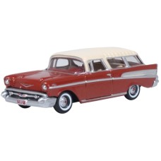 OX87CN57008 - 1/87 1957 CHEVROLET NOMAD ADOBE BEIGE/SIERRA GOLD