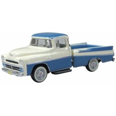 OX87DP57005 - 1/87 1957 DODGE D100 SWEPTSIDE PICK UP ICE BLUE/GLACIER WHITE