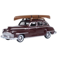 OX87DS46007 - 1/87 DESOTO SUBURBAN 1946/8 (CANOE) ROYAL MAROON