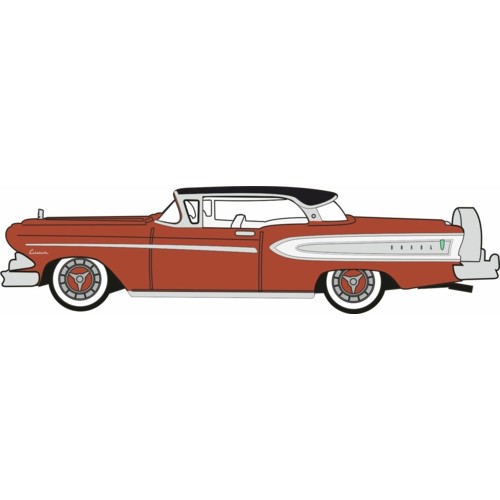 OX87ED58009 - 1/87 1958 EDSEL CITATION COPPER/FROST WHITE/BLACK