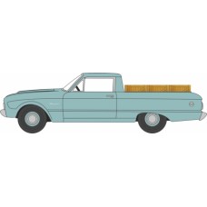 OX87FA60002 - 1/87 1960 FORD FALCON RANCHERO MEADOWVALE GREEN (LOAD)