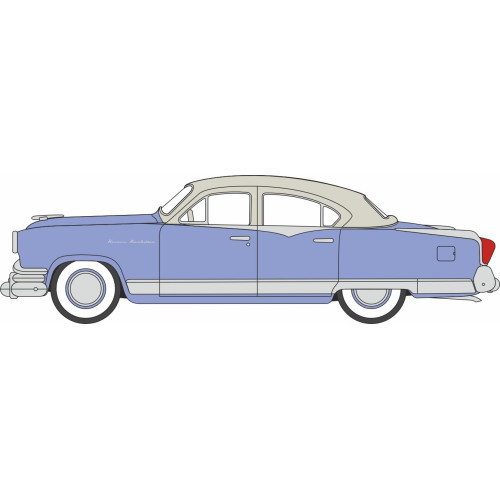 OX87KM53003 - 1/87 KAISER MANHATTAN 1953 SABRE JET BLUE/AUSTRALIAN BEIGE