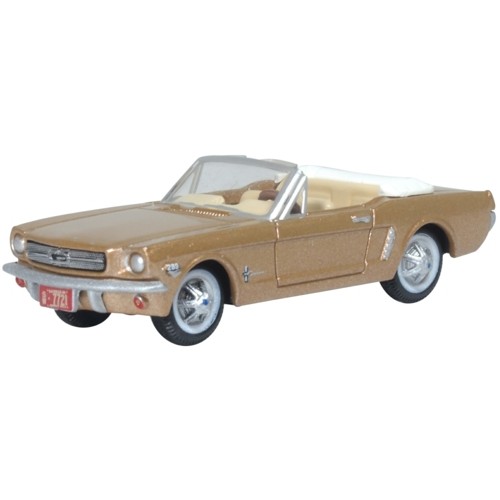 OX87MU65007 - 1/87 1965 FORD MUSTANG CONVERTIBLE PRAIRIE BRONZE