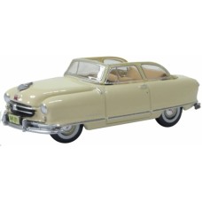 OX87NR50002 - 1/87 1950 NASH RAMBLER CUSTOM LANDAU CONVERTIBLE OPEN CHAMPAGNE IVORY