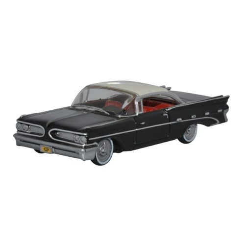 OX87PB59004 - 1/87 REGENT BLACK/WHITE PONTIAC BONNEVILLE COUPE 1959