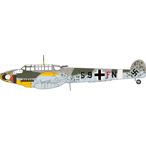 OXAC115 - 1/72 MESSERSCHMITT BF 110G II. ZG 1 WESPE MONTECORVINO ITALY 1943