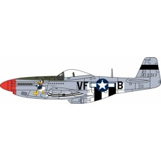 OXAC126 - 1/72 1944 MUSTANG P51 CAPT.D.R.EMERSON. 336TH FS 4TH FG. 8TH AF. DEBDEN UK