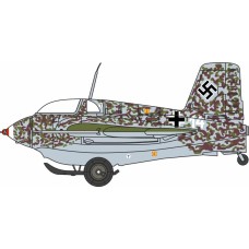 OXAC135 - 1/72 MESSERSCHMITT ME163 1A WHITE 14 JG400 BRANDIS 1945