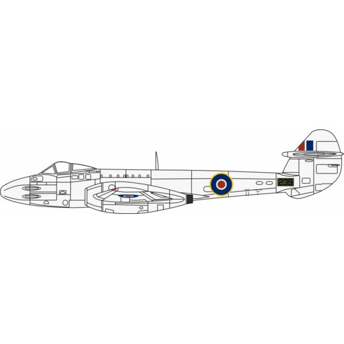 OXAC138 - 1/72 GLOSTER METEOR F3 616 SQUADRON RAF MELSBROEK WINTER 1944/5