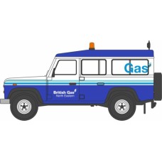 OXNDEF019 - N GAUGE LAND ROVER DEFENDER LWB BRITISH GAS