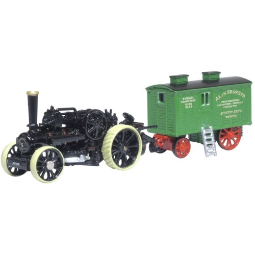 OXNFBB002 - N GAUGE 15222 FOWLER BB1 PLOUGHING ENGINE BRISTOL ROVER AND LIVING WAGON
