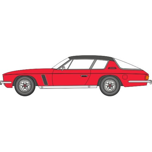 OXNJI003 - N GAUGE JENSEN INTERCEPTOR FLAG RED