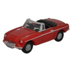 OXNMGB001 - N GAUGE MGB ROADSTER TARTAN RED
