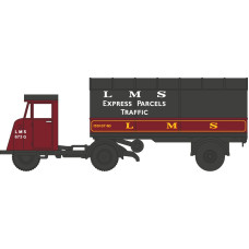 OXNMH019 - N GAUGE SCAMMELL MECHANICAL HORSE VAN TRAILER LMS