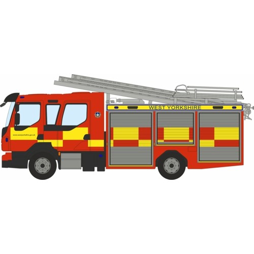 OXNVEO001 - N GAUGE VOLVO FL EMERGENCY ONE WEST YORKSHIRE FIRE AND RESCUE OXNVEO001 - N GAUGE VOLVO FL EMERGENCY ONE WEST YORKSHIRE FIRE AND RESCUE