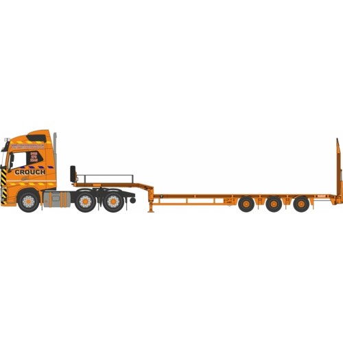 OXNVOL4013 - N GAUGE VOLVO FH4 SEMI LOW LOADER CROUCH RECOVERY
