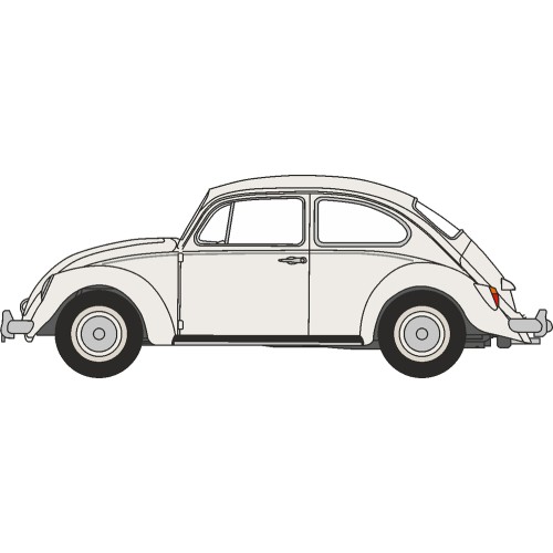OXNVWB008 - N GAUGE VW BEETLE WHITE (ABBEY ROAD)