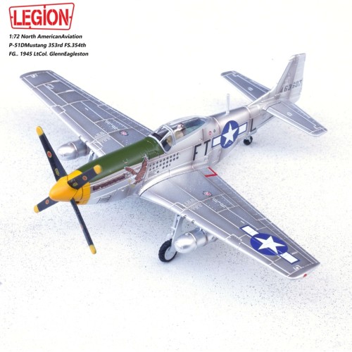 PAN14663LC - 1/72 P-51D MUSTANG 353RD FS, 354TH FG, 1945 LT. COL. GLENN EAGLESTON (LEGION SERIES)